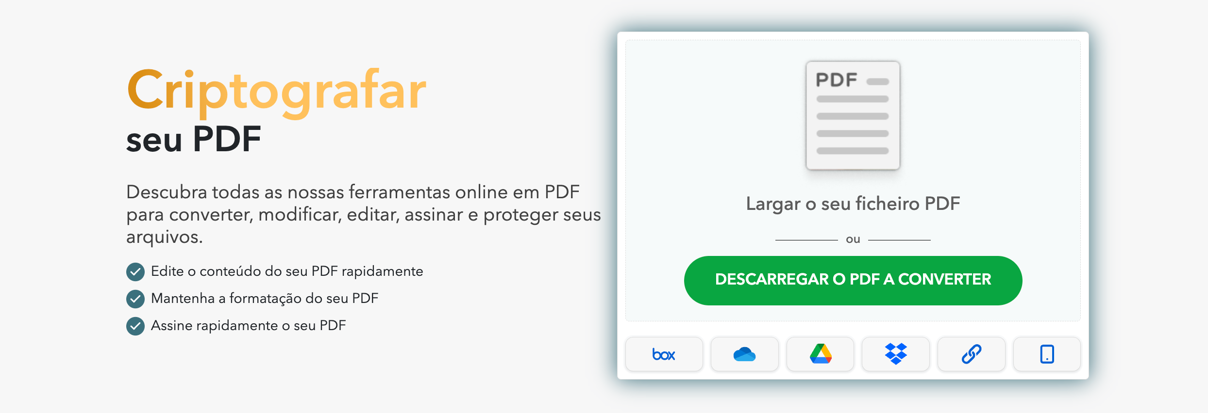 Desbloquear um PDF