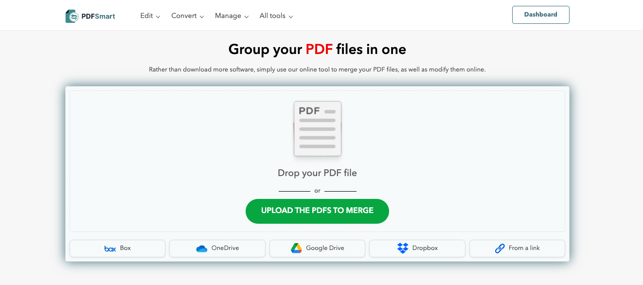 How to merge PDFs