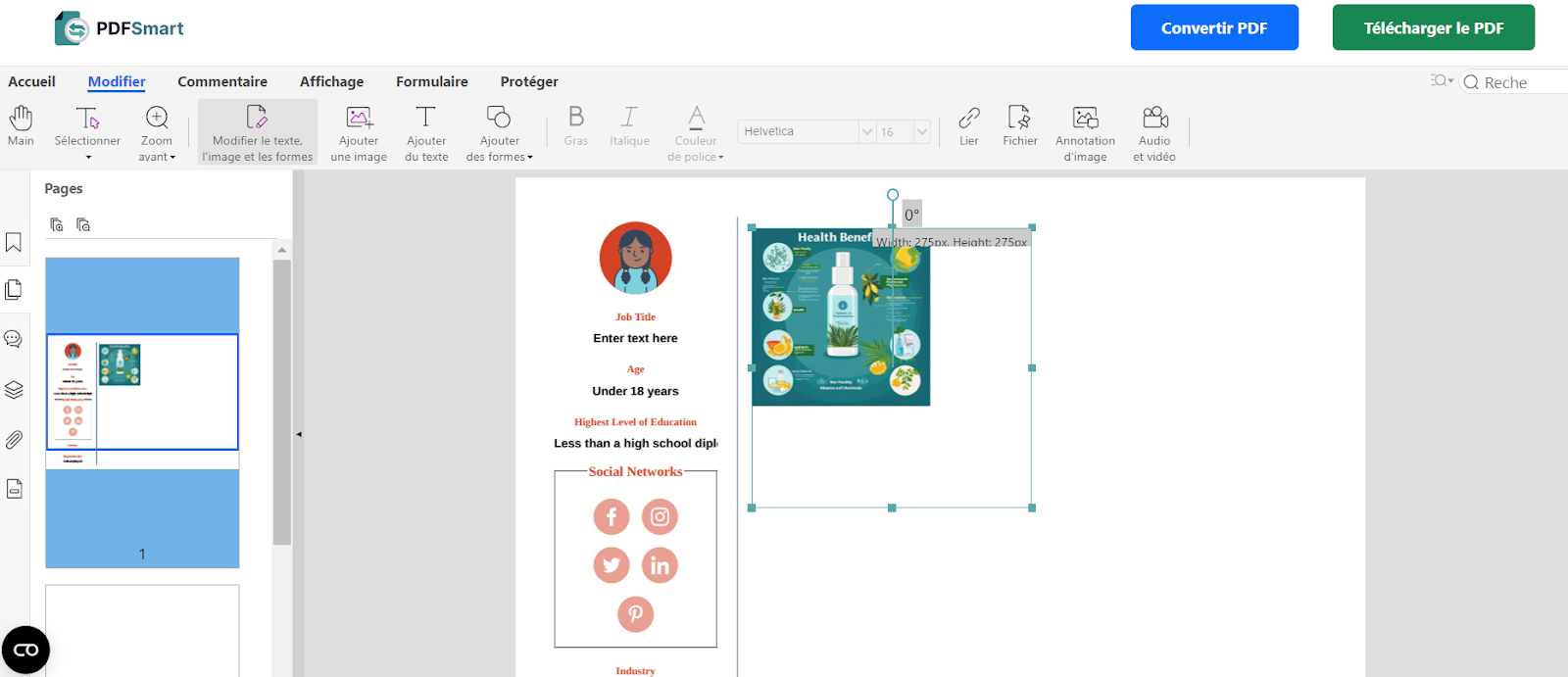 Ajouter une image à un document PDF