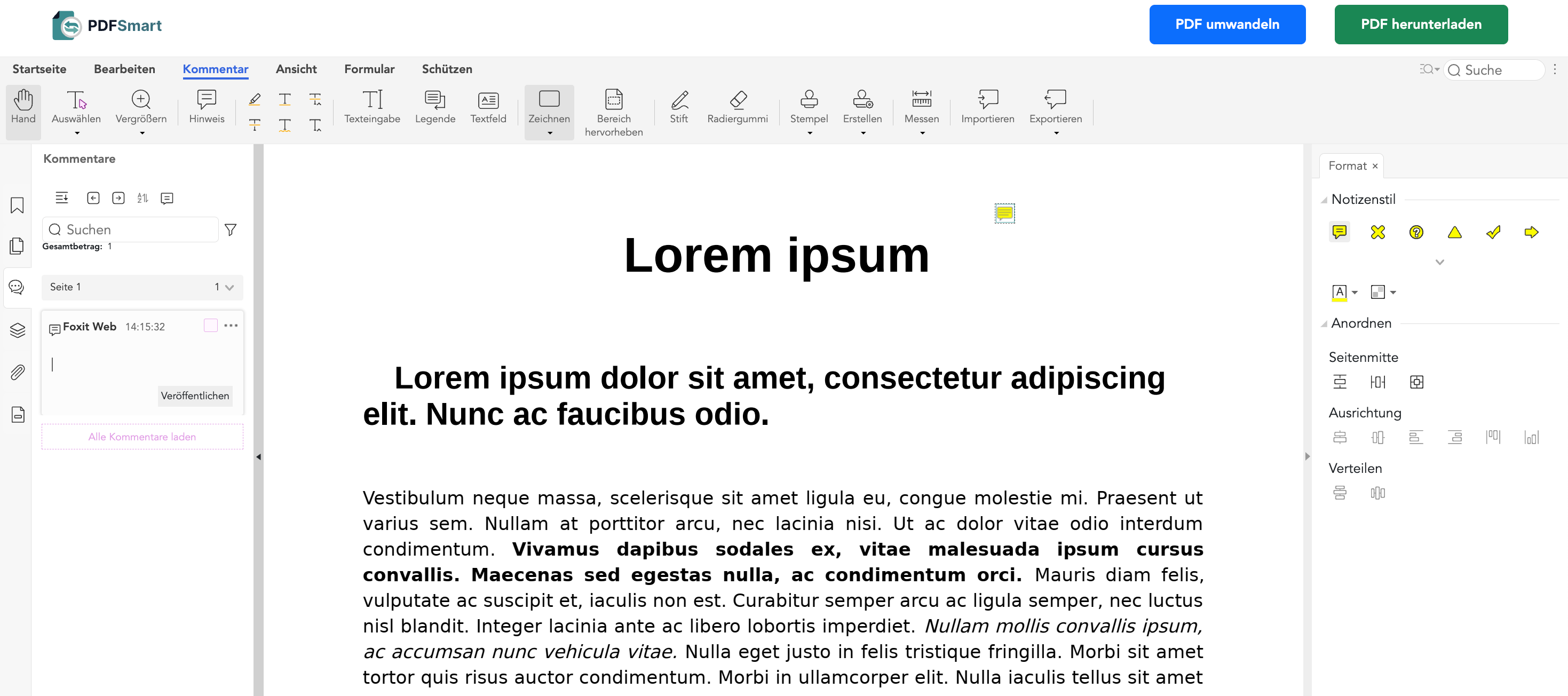 Wie man eine pdf annotiert