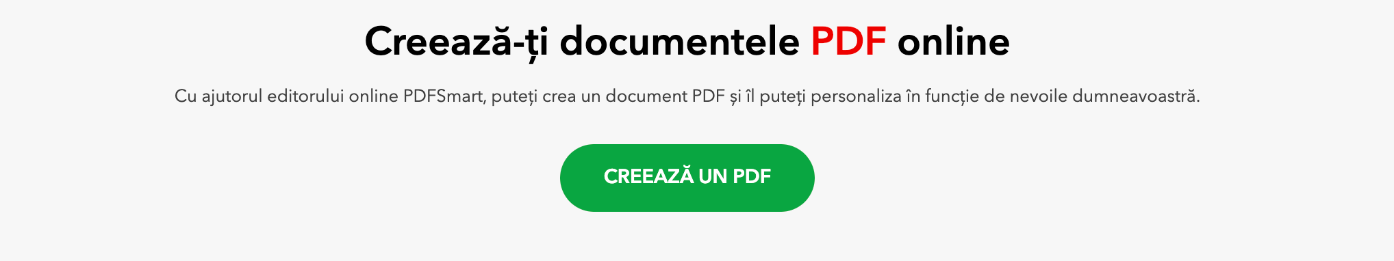 Cum să creați ușor un PDF cu PDFSmart?