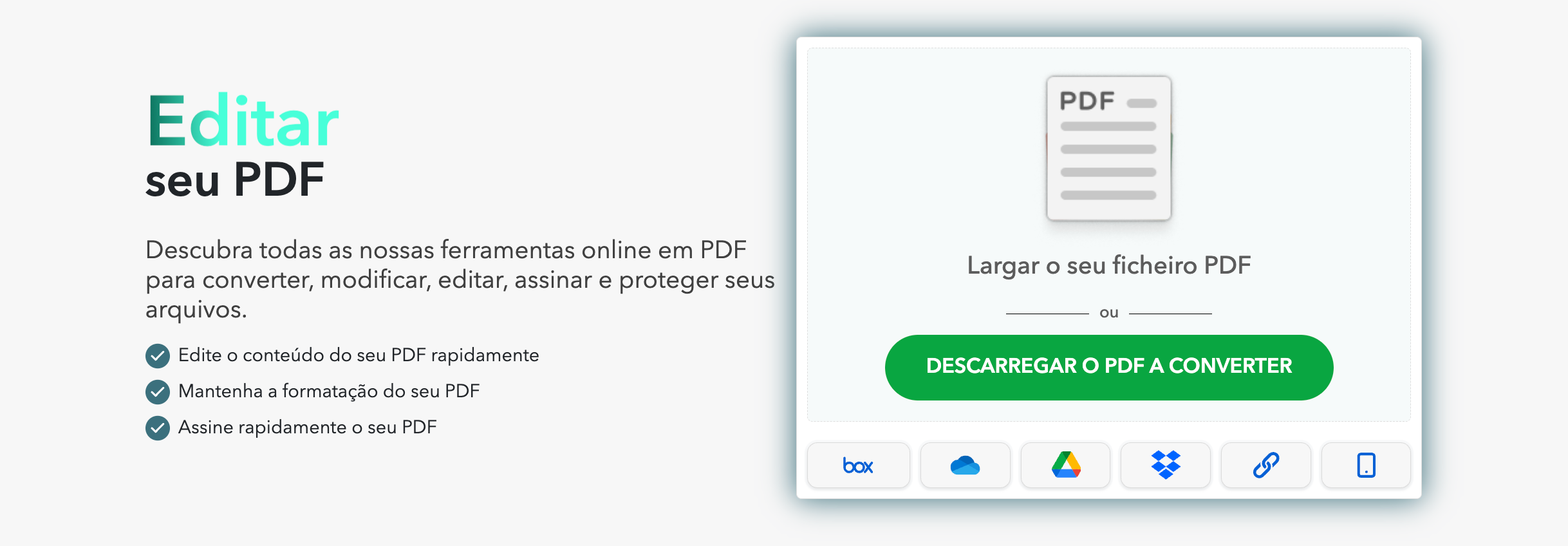 Como é que posso rodar facilmente páginas PDF?