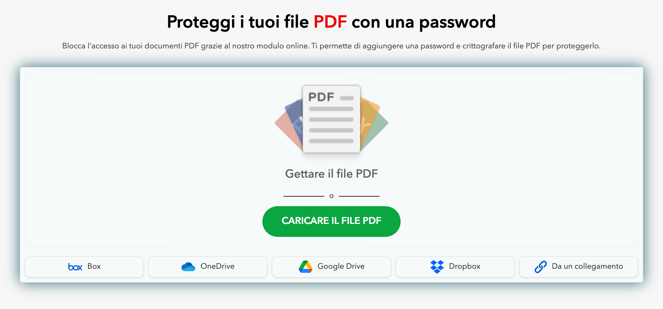 proteggere un PDF