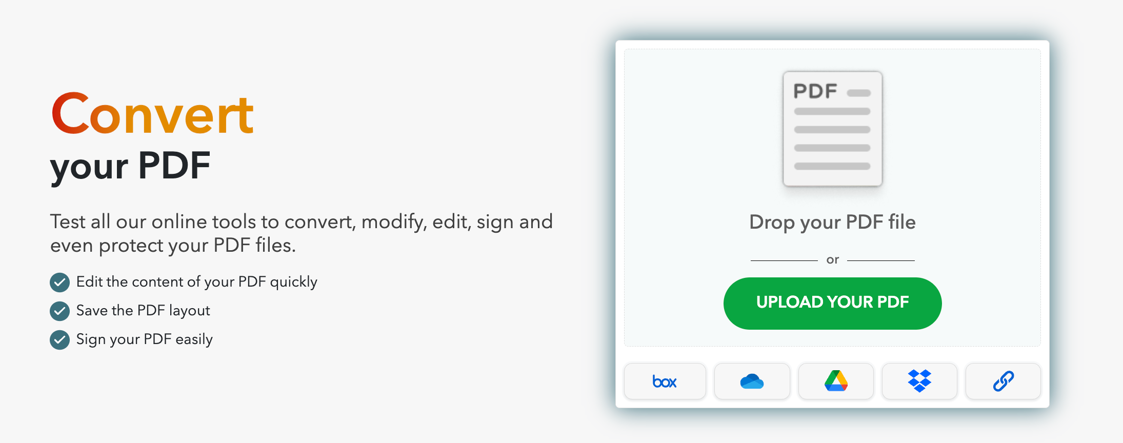 Convert your PDF
