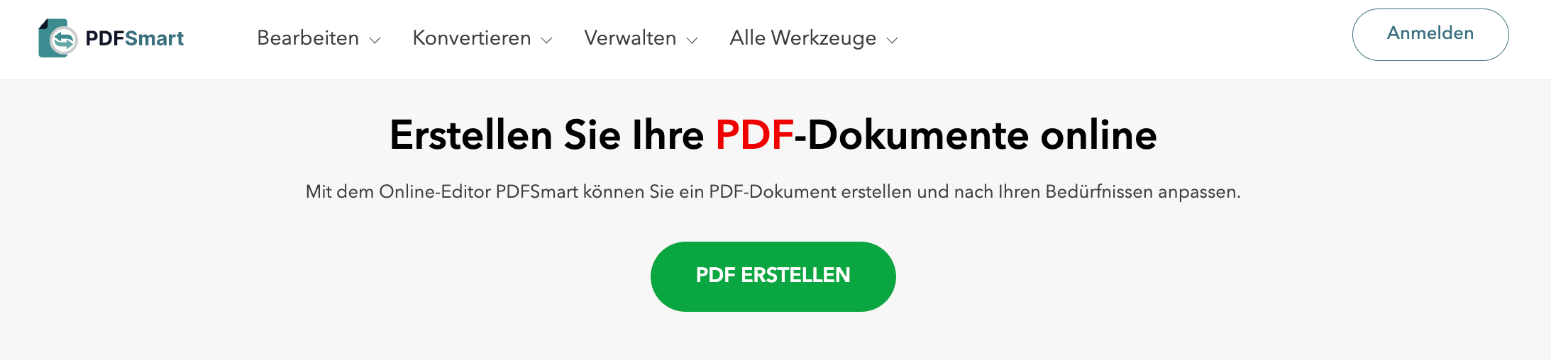 Eine PDF erstellen