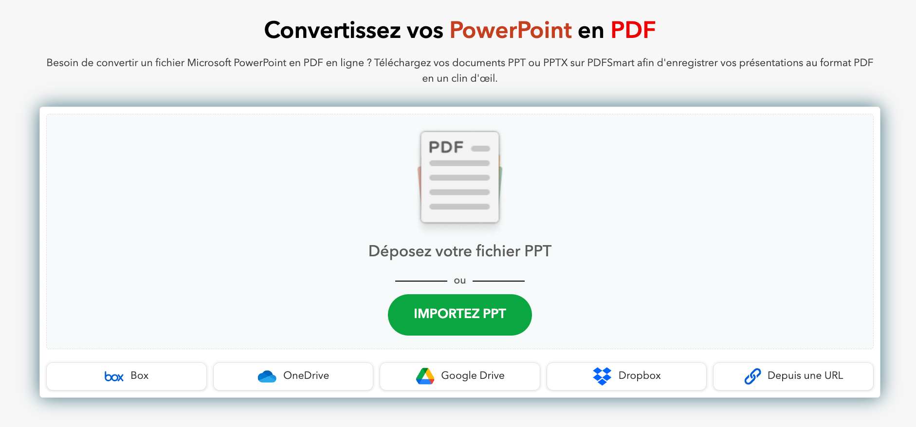Convertir powerpoint en PDF