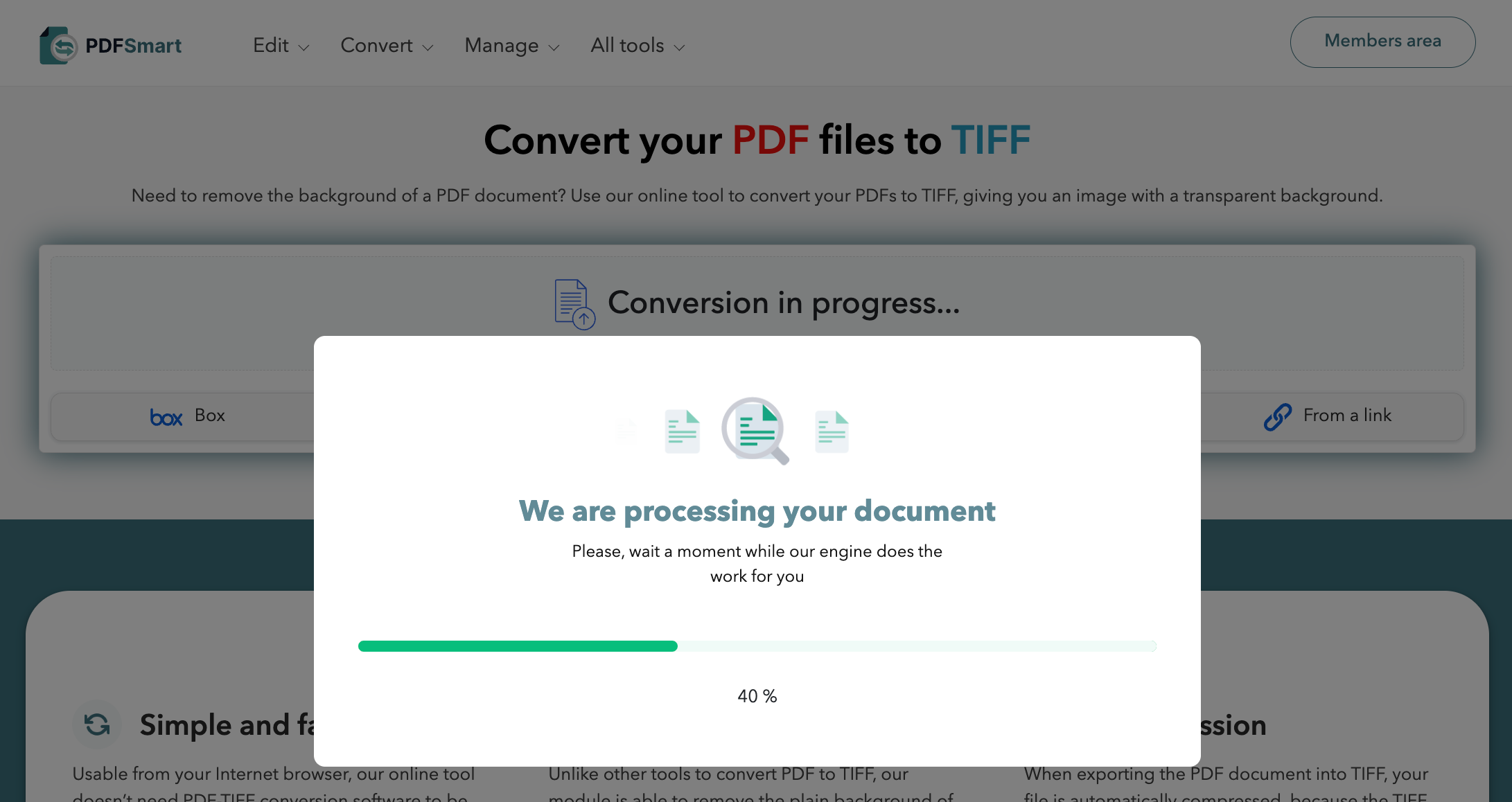Convert PDF to TIFF