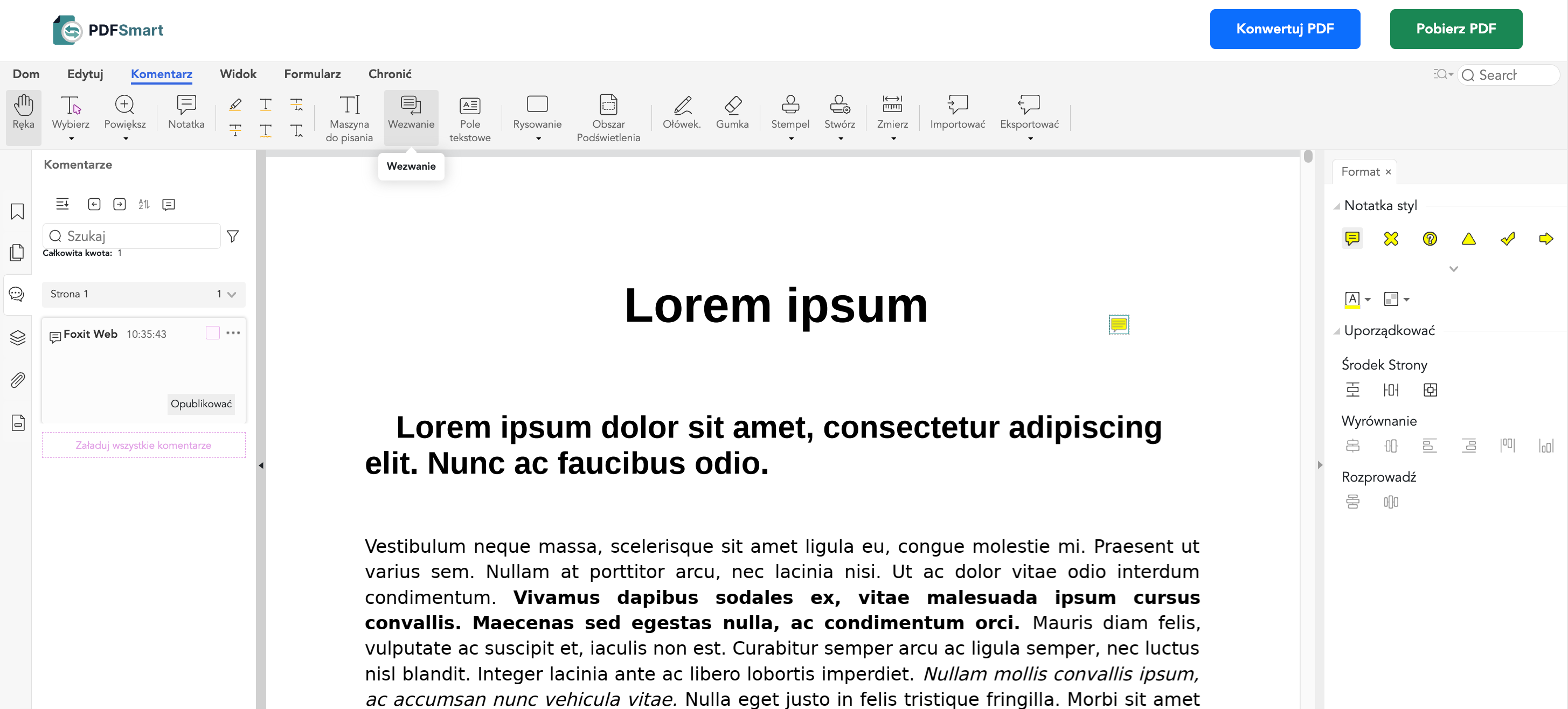 Jak dodać adnotację do pliku PDF