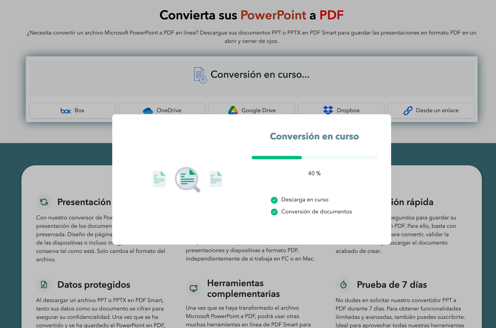 Convertir PowerPoint a PDF