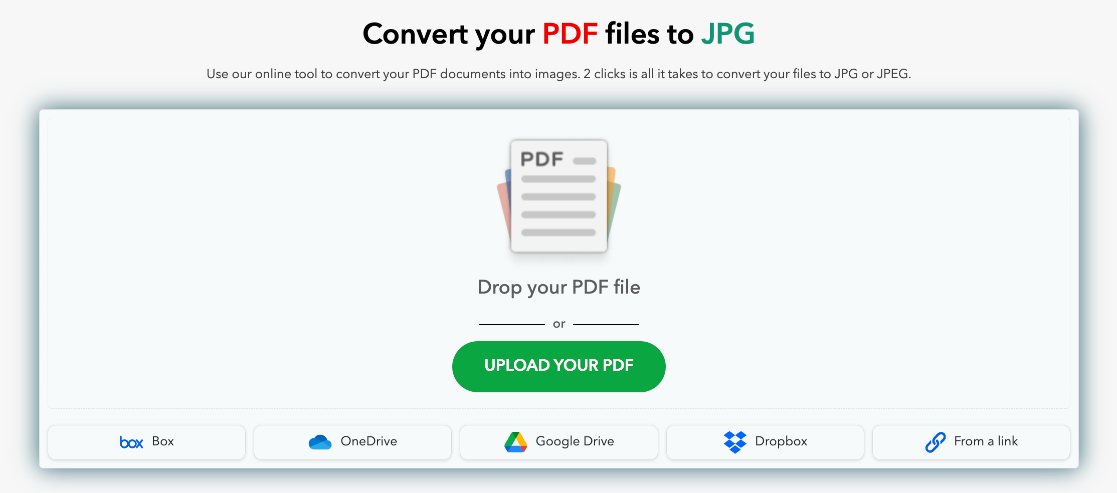 Convert your PDF to JPG