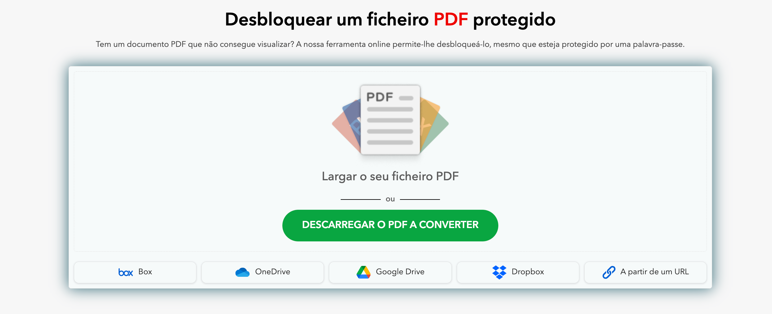 Desbloquear um PDF