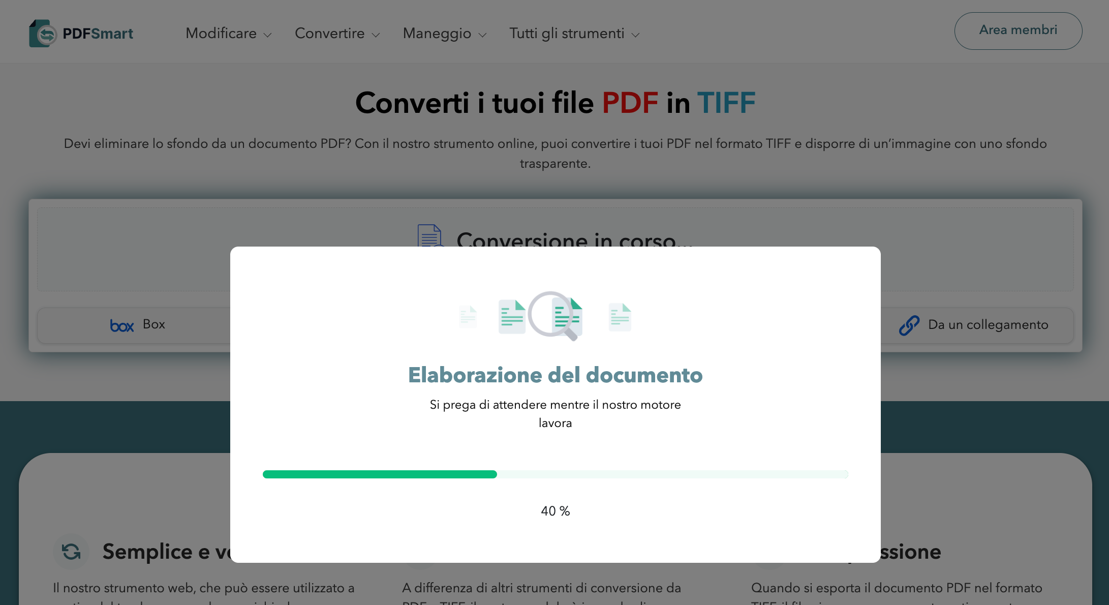 Convertire un PDF in TIFF