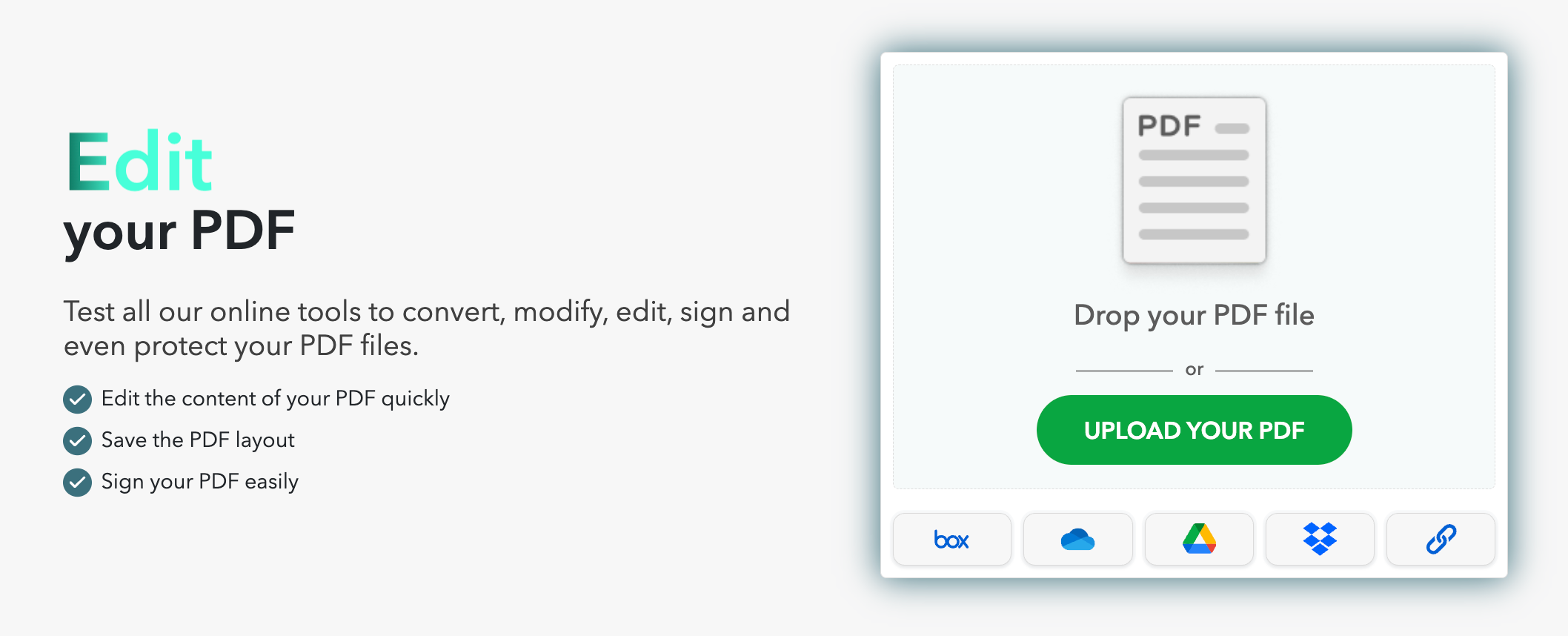 edit a pdf step by step access the editor
