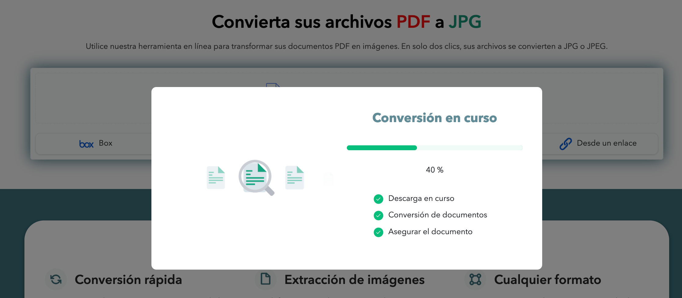 conversion PDF a JPG