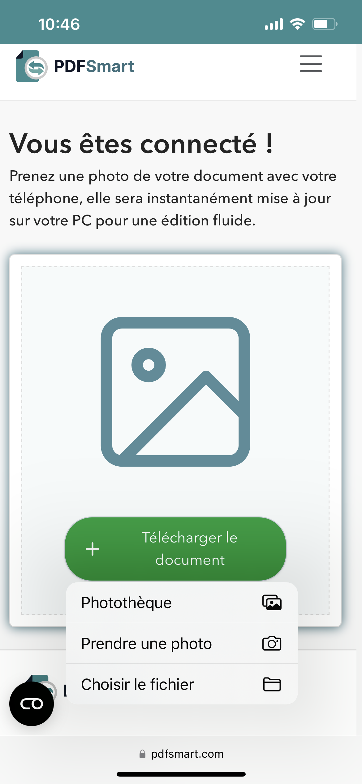 Scanner un document avec smartphone