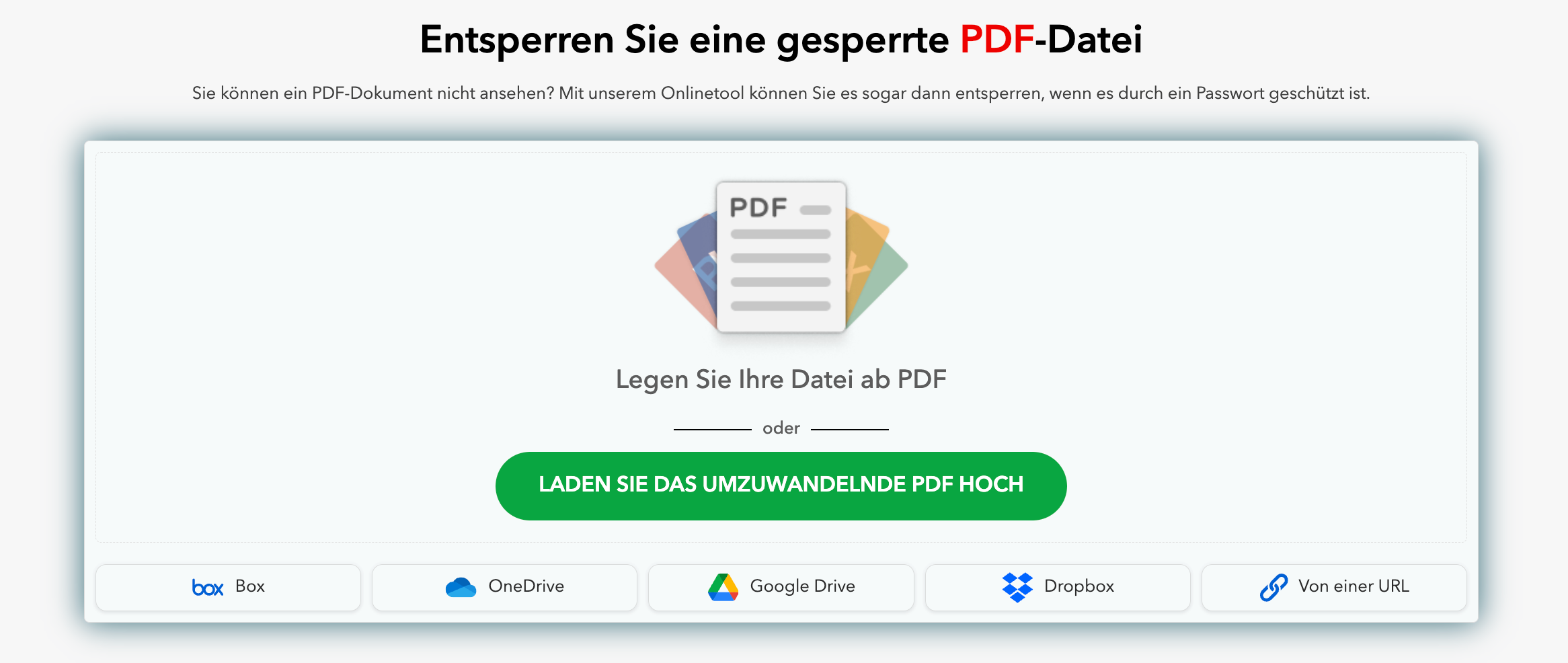 wie man ein pdf entsperren kann