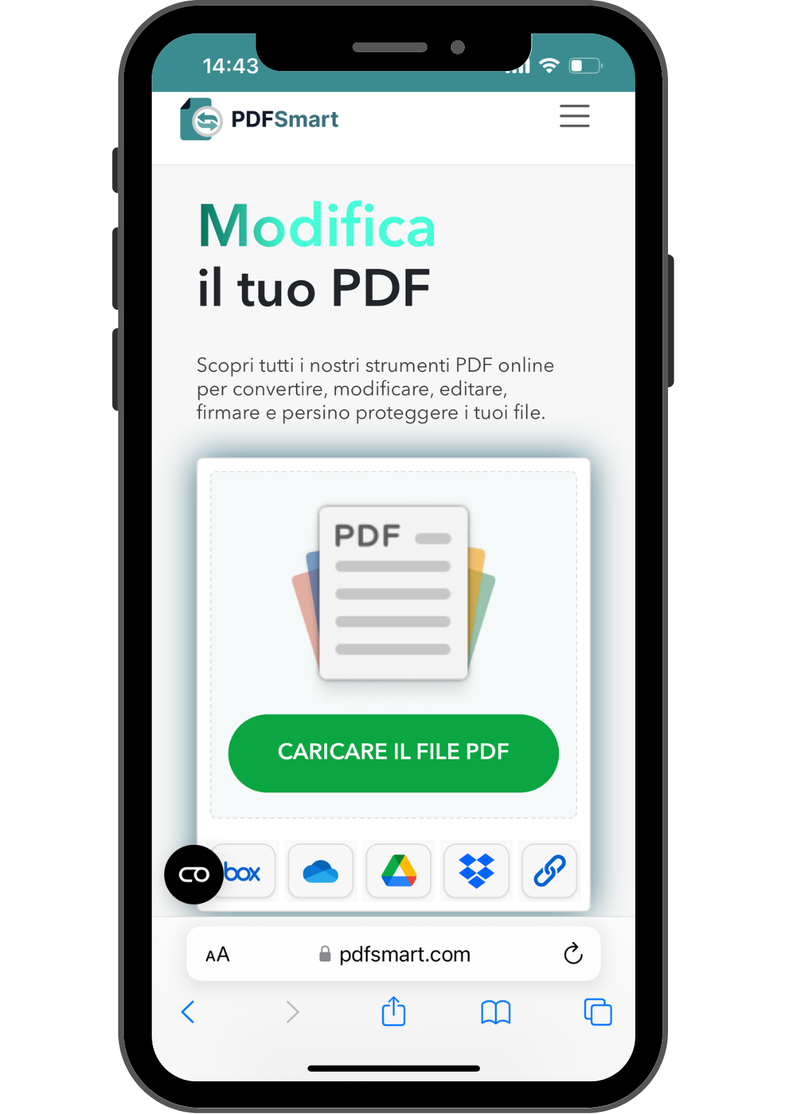 Modifica il tuo PDF smartphone