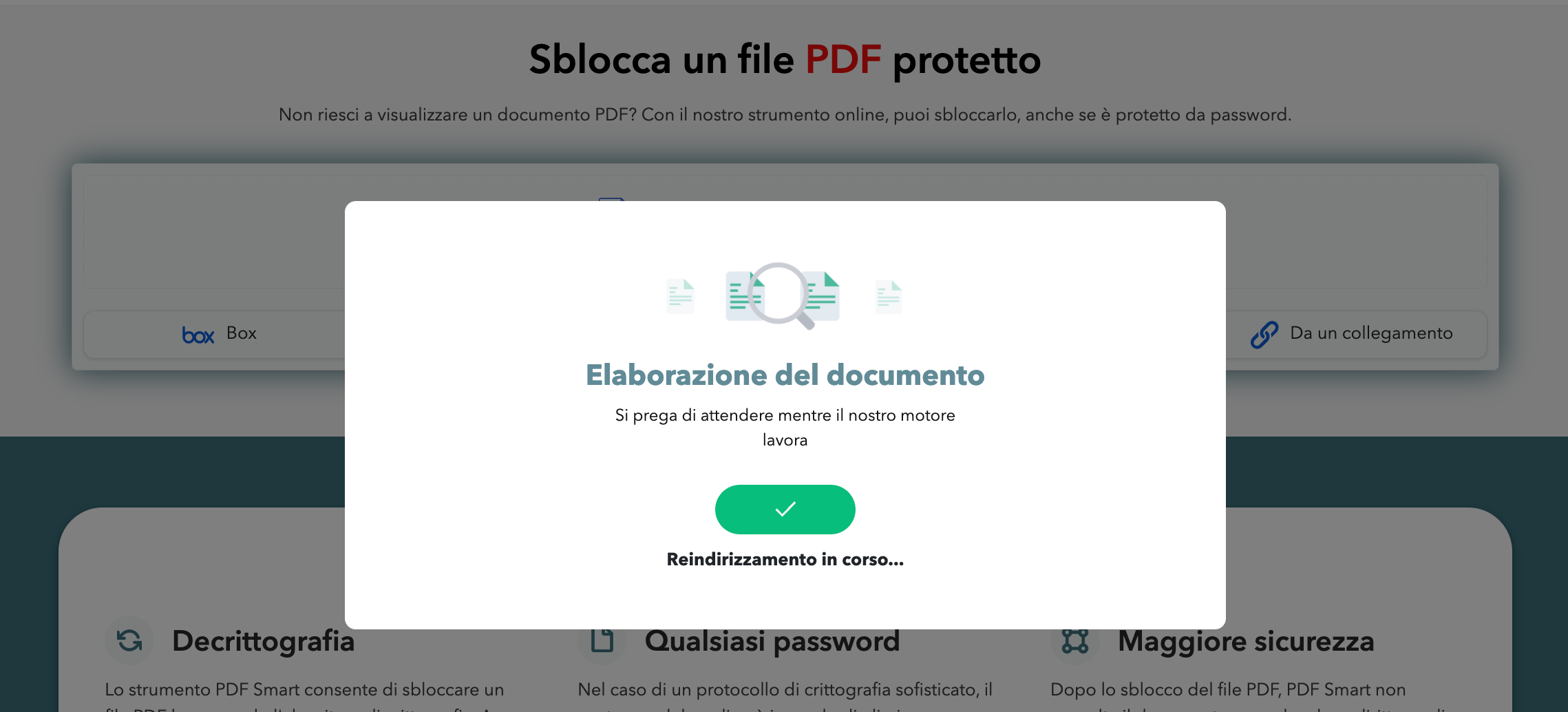 Sblocca un file PDF protetto