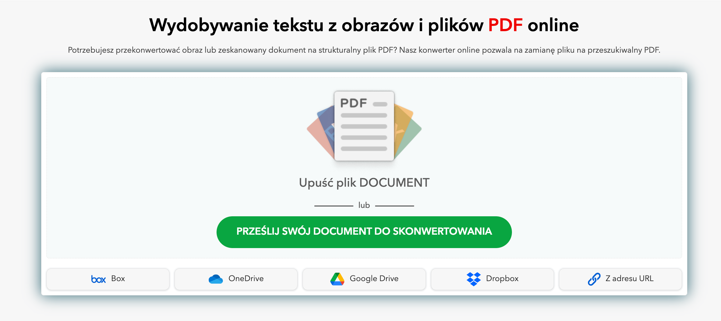 Definicja optycznego rozpoznawania znaków
