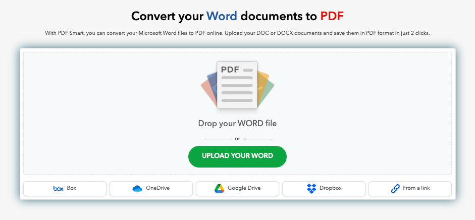Convert Word to PDF