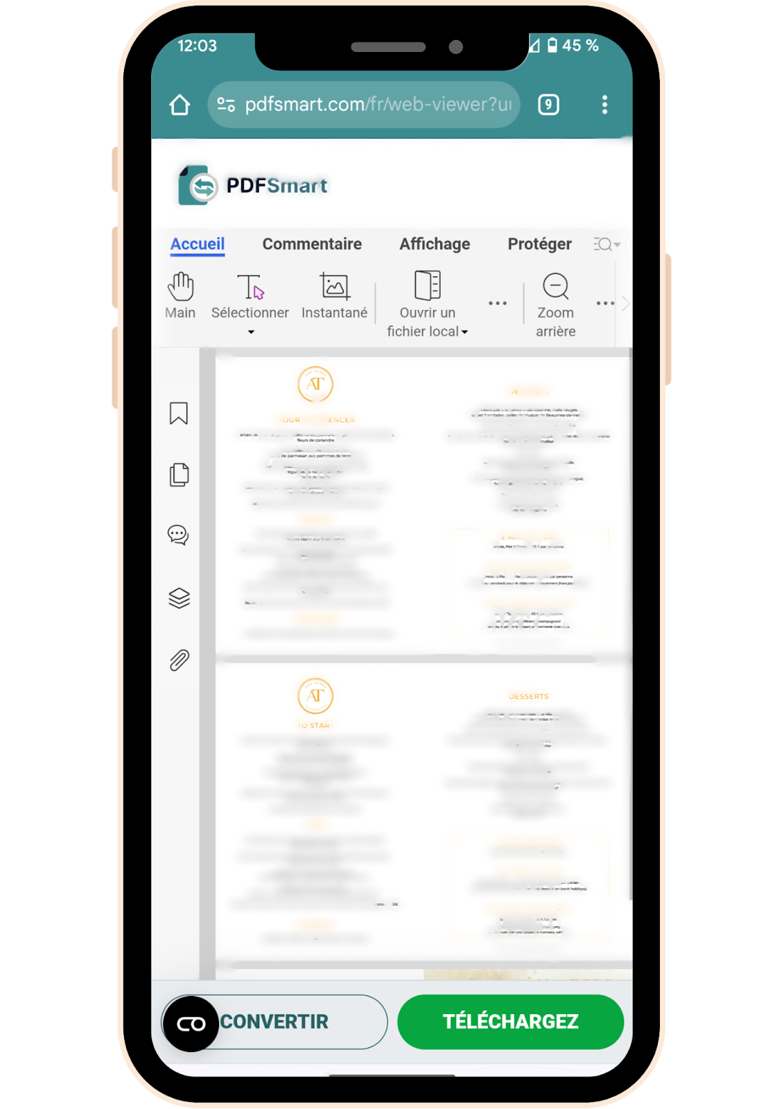 éditer un PDF sur téléphone