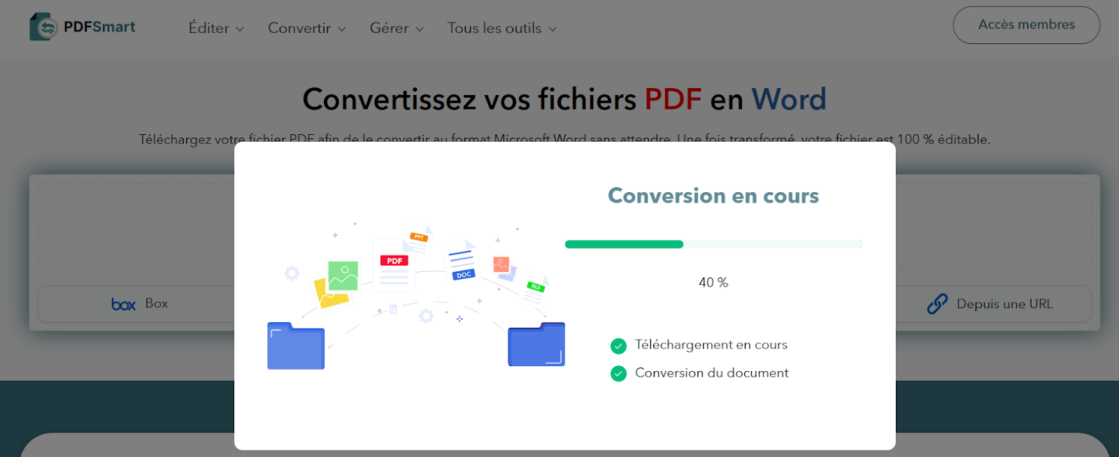 Télécharger le fichier PDF en Word