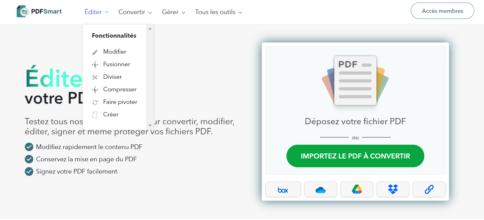 Faire pivoter une page d'un PDF