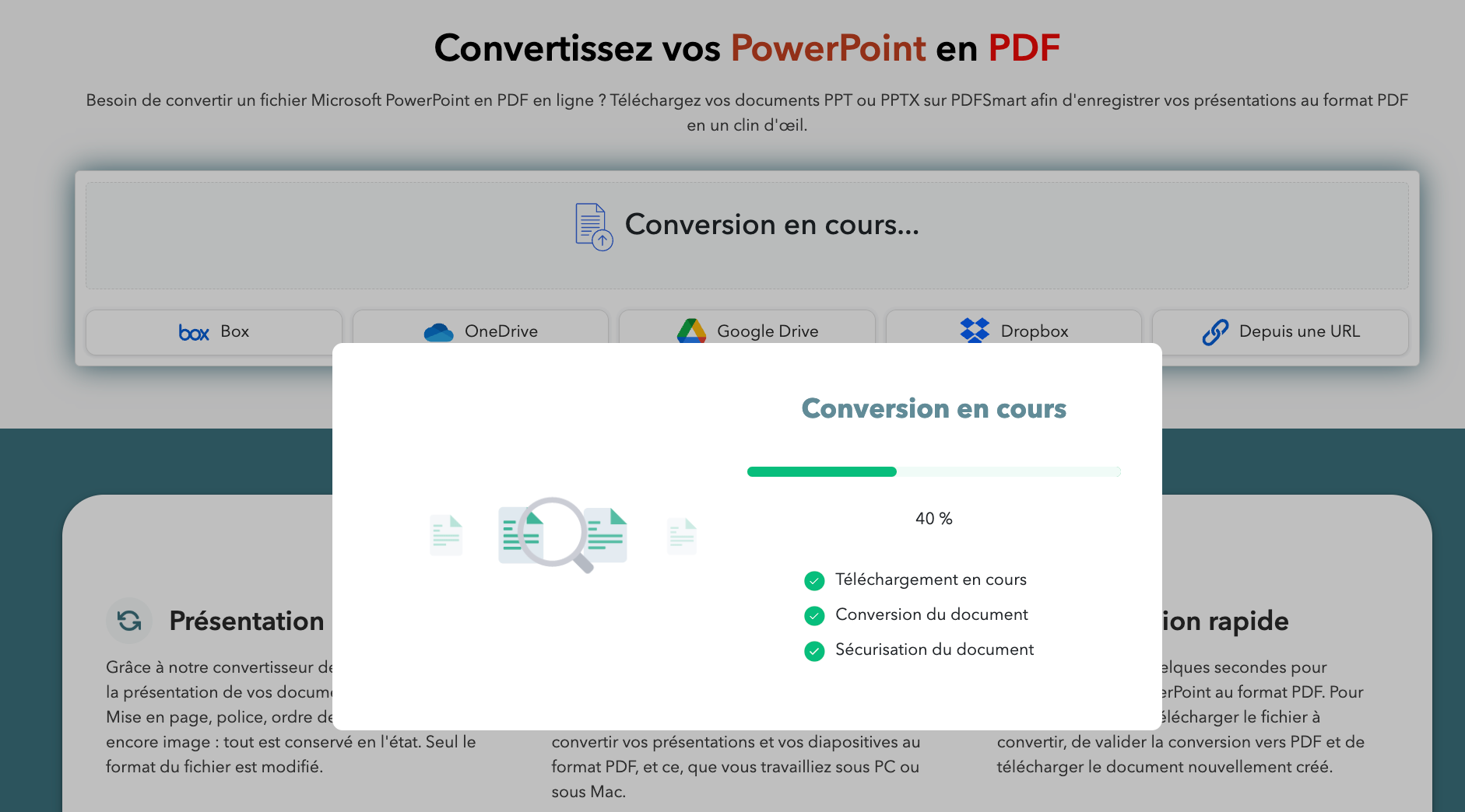 Convertir powerpoint en pdf facilement