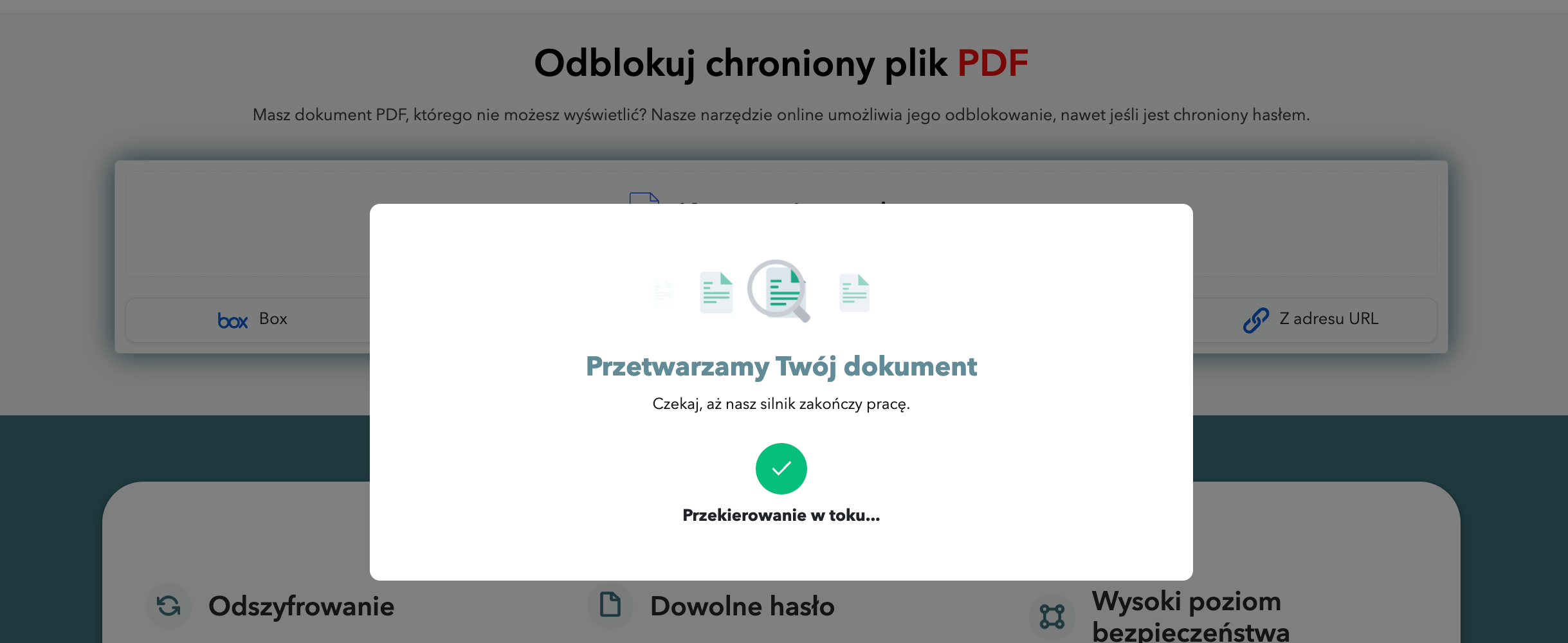 Odblokowywanie plików PDF