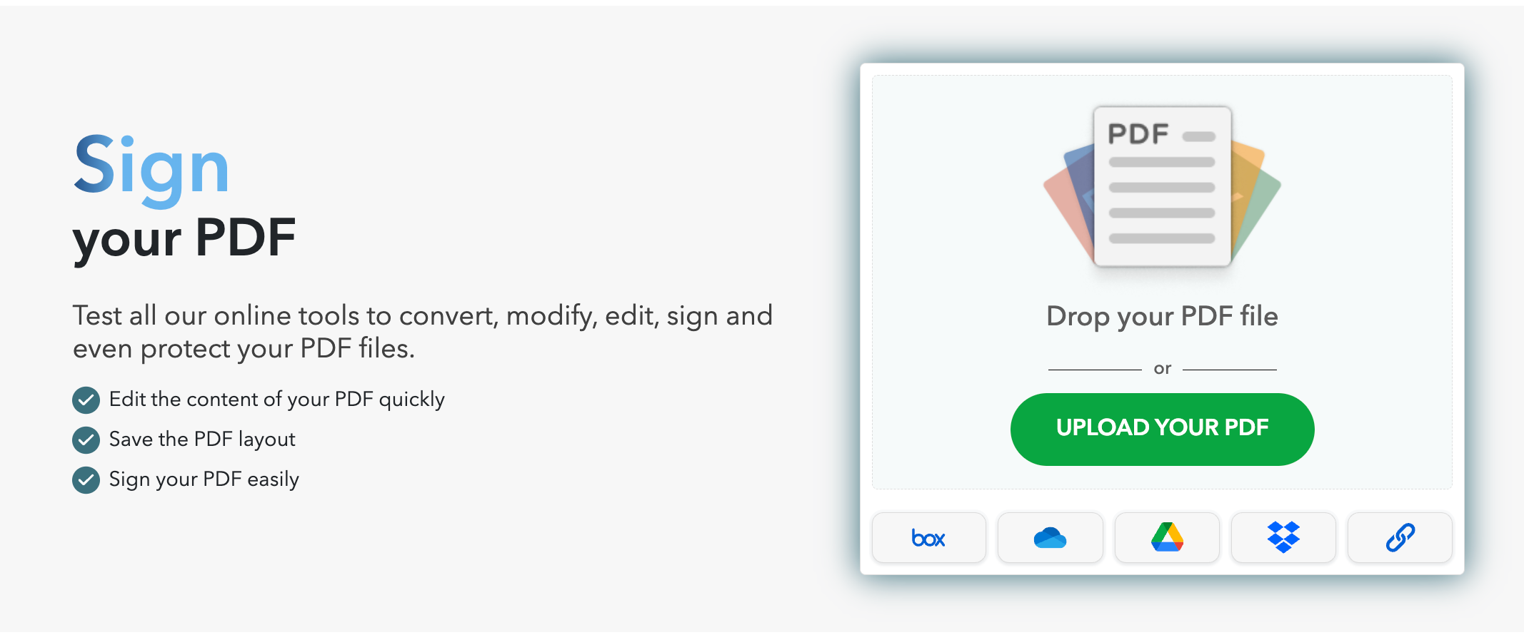 Sign a PDF