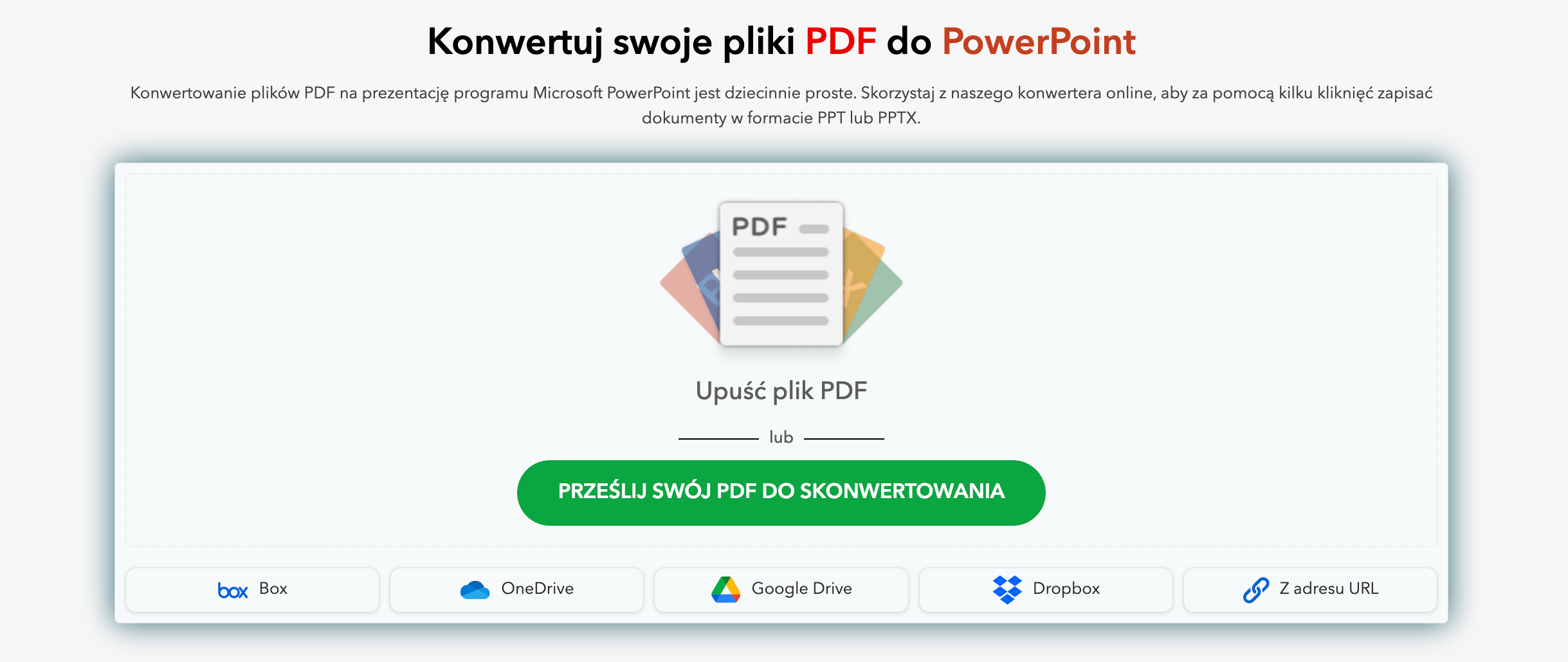 Konwersja PDF do Powerpoint