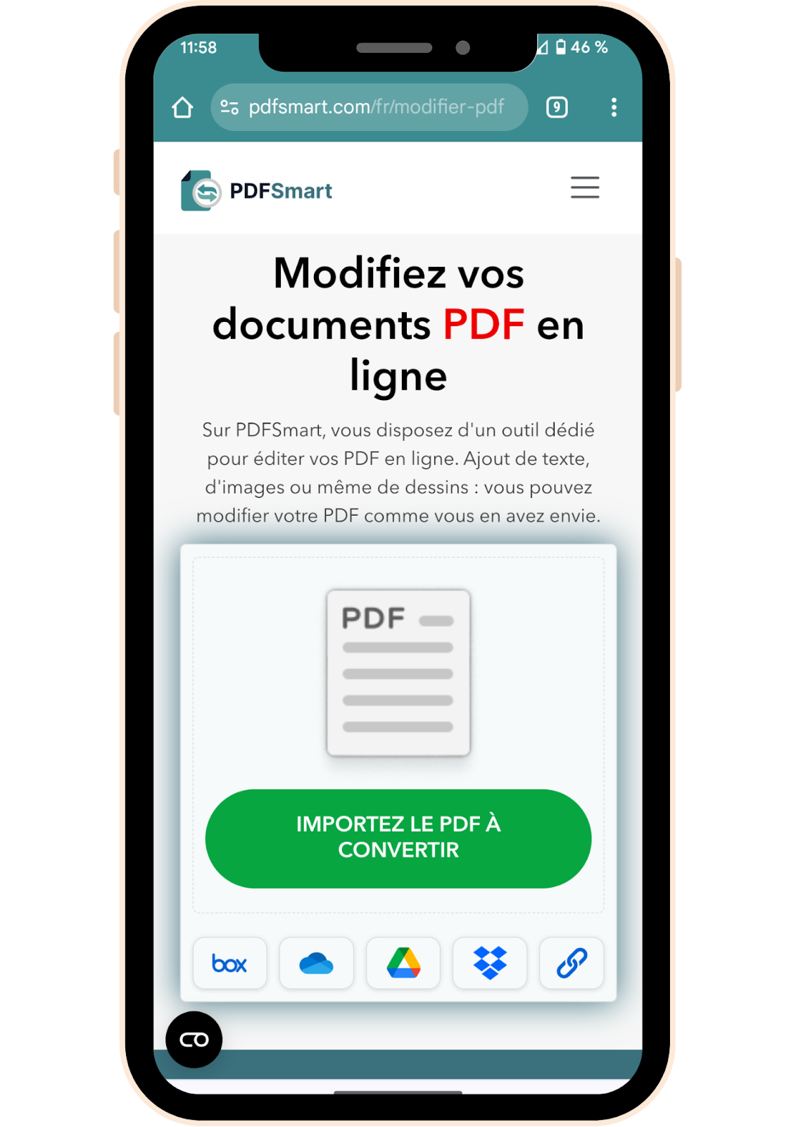 Comment modifier un PDF sur téléphone