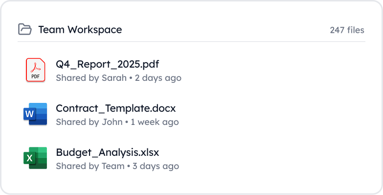 Zentralisierter Dateispeicher