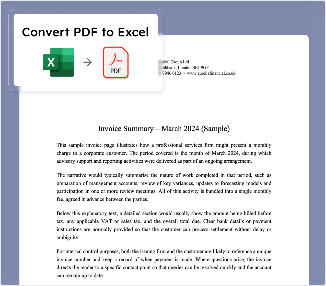 Excel in PDF umwandeln