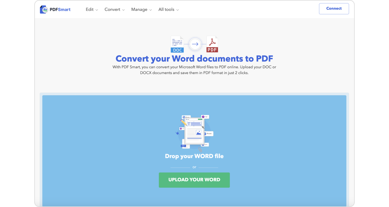 Como converter um documento DOC ou DOCX para o formato PDF?