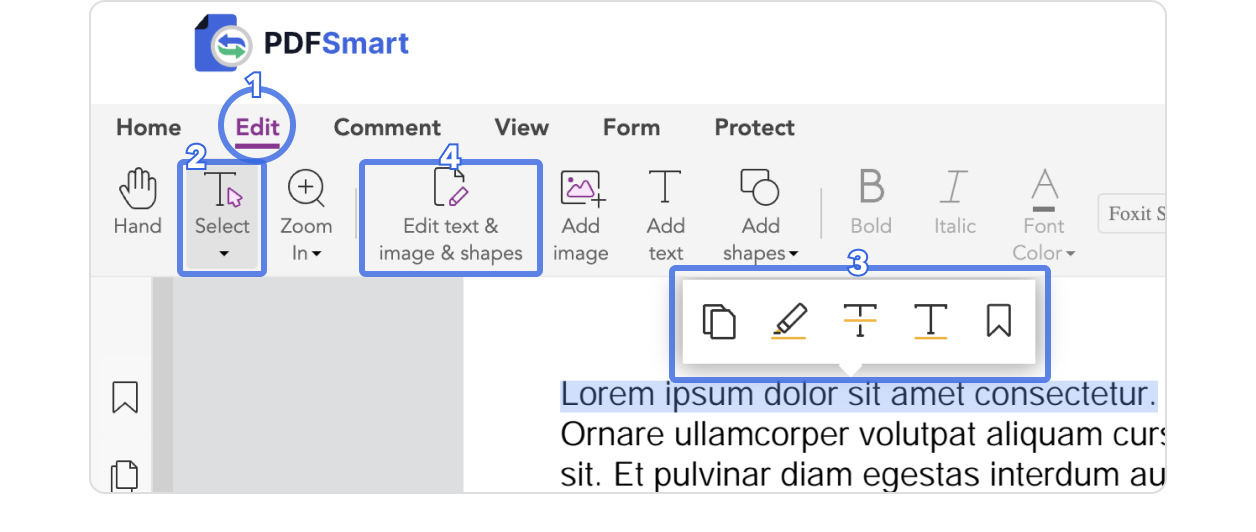 Jak usunąć lub podkreślić tekst w pliku PDF?